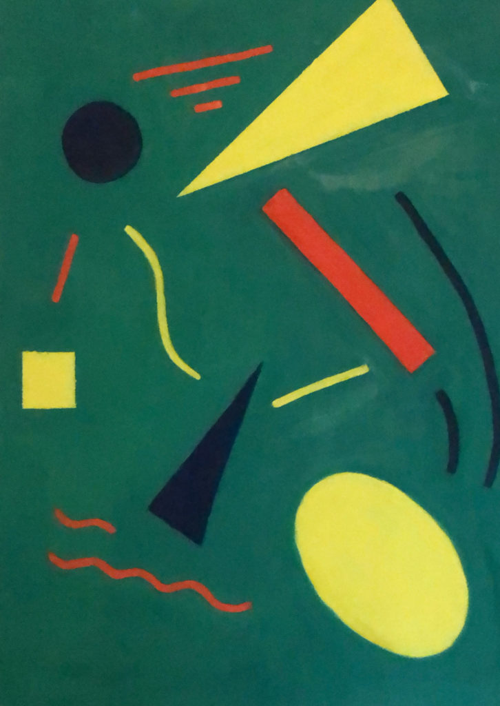 Figuren in het groen